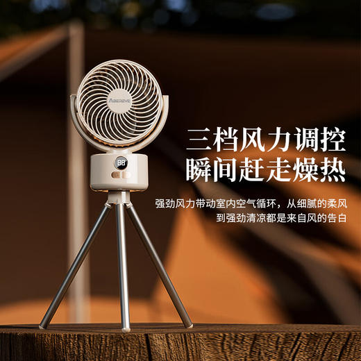 【小家电】艾贝丽露营风扇 ABL-FS137 HF 商品图1