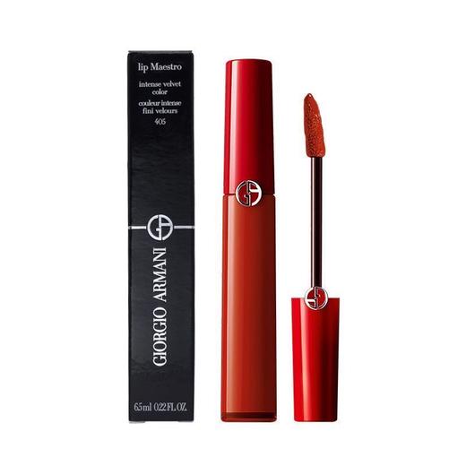 【女神狂欢嗨购】（一般贸易）阿玛尼传奇红管唇釉丝绒哑光405#口红 商品图5