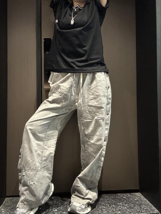 抽绳休闲长裤（纽扣有瑕疵） 商品图1