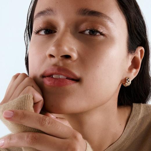 现货 THS-无 驴家 棋盘格珠宝系列饰品Damier 图案项链 耳饰 4色 CU1308 商品图2