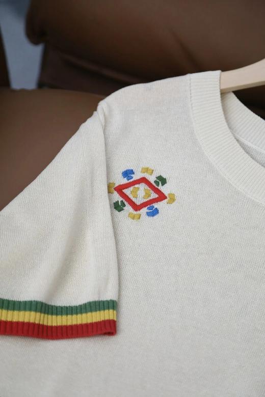 LPIUTY品牌直发！老钱风精致刺绣短袖 C067810 商品图9