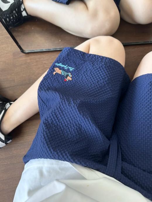 <曾小咸推荐> 多巴胺腊肠小狗刺绣短裤 日常价99/件 活动价49.99/件！【预售款，预计7-15天发货】 商品图1