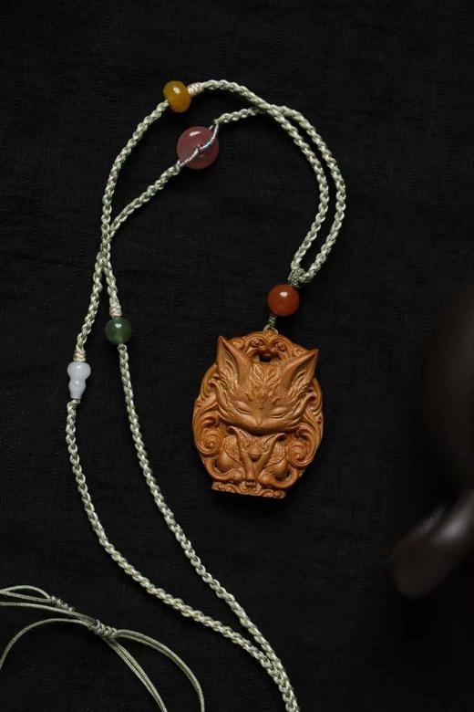 九尾灵狐°老山檀香吊坠 商品图3