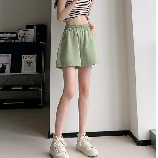 【显瘦宽松裤型！怎么搭配都好看】水洗工装短裤女夏季高腰宽松工装裤韩系百搭A字裤外穿薄款三分裤。ry 商品图7