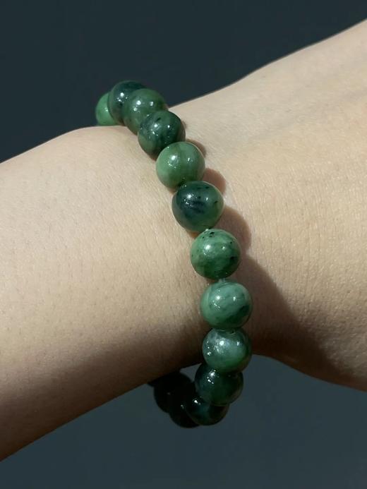 和田碧玉圆珠首饰三件套组，顺丰包邮 商品图11