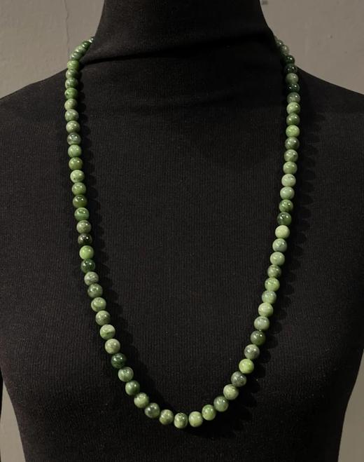 和田碧玉圆珠首饰三件套组，顺丰包邮 商品图4