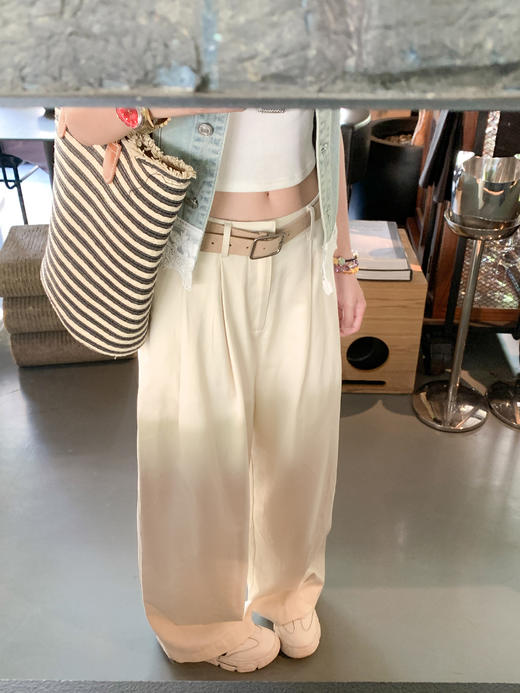 【169元任选2件】最后一波现货！压褶直筒休闲裤 商品图5