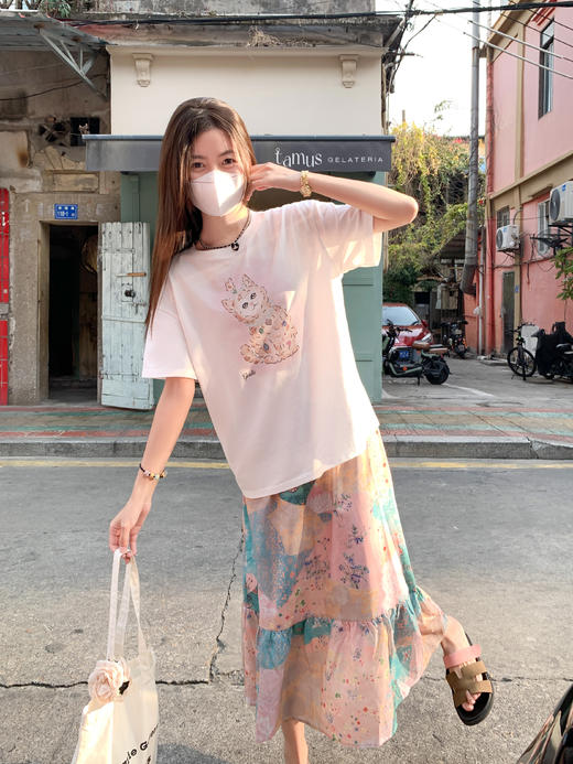 【129元任选2件】现货！猫咪印花T恤 商品图7