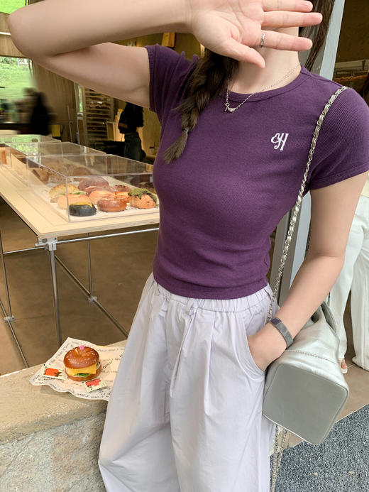 <曾小咸推荐>新品现货秒杀！卖完下架不再补 ！微信粉丝打折价！！浅紫色休闲裤 日常159.99/件 立减80 秒杀79.99/件！！ 商品图8