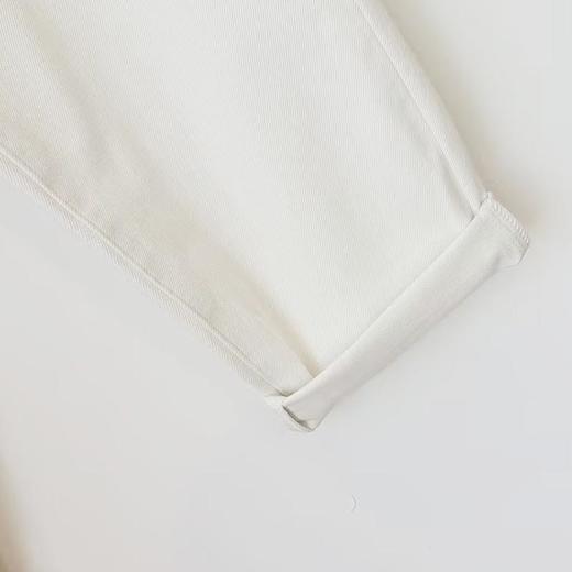 VIVIAN LIU D2515003 25初春斜插兜哈伦裤腿卷边宽松休闲牛仔长裤 商品图3