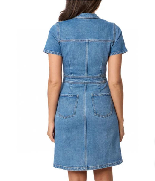 Draper女士短袖牛仔连衣裙，美国直邮特价340元🉐包税包邮到手了🔥复古牛仔遇上现代剪裁，尽显率性魅力 商品图2