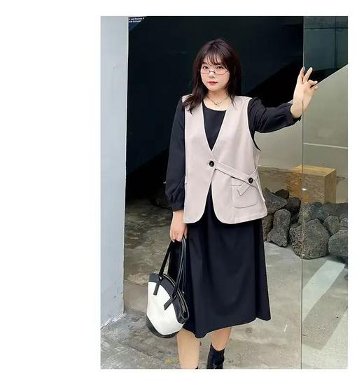 【诗铭洛可】XC7501马甲侧系扣单件马甲B10-3 商品图5