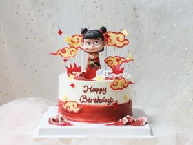 卡通主题款 哪吒 祥云海浪