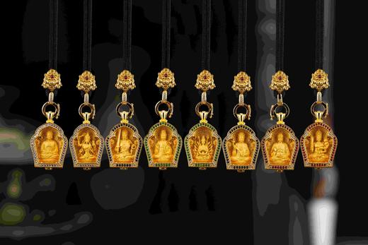 银镀18k金吊坠 商品图0