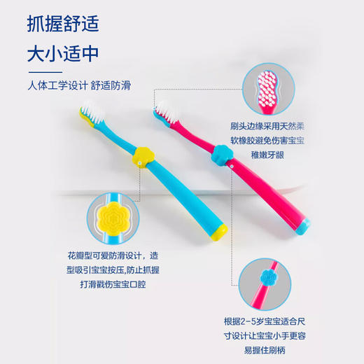 丹碧 儿童牙刷(细软毛)【宝库优选】 商品图4