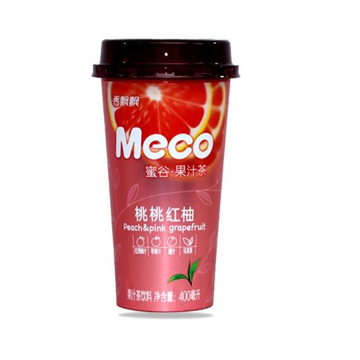 香飘飘Meco 桃桃红柚蜜谷果汁茶400ml 商品图3