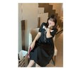 【诗铭洛可】XC2268连衣裙撞色领口小黑裙B14-1长款/B16-3短款 商品缩略图4