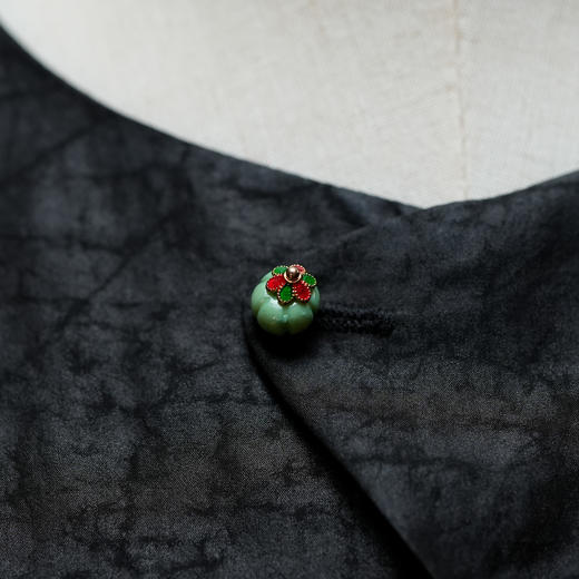 香云纱手绘连衣裙 商品图2