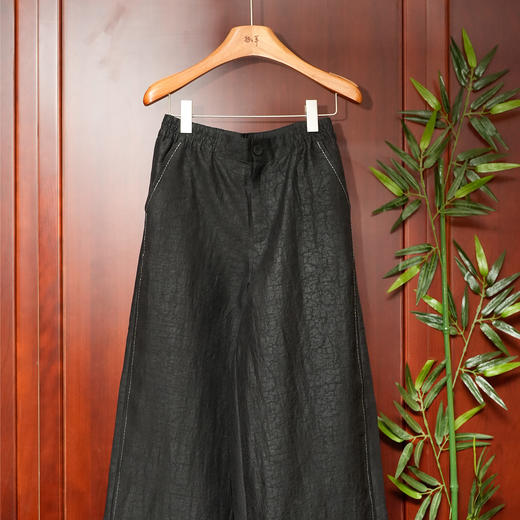 香云纱阔腿裤 商品图0