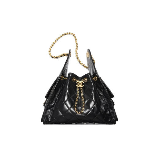 顶级免税版 VIP专柜体验 收到即官网同样 CHANEL香奈儿 25C hobo嬉皮腋下包 酷飒的水桶造型，很复古 包口可调节的抽绳设计很实用，侧面两个小口袋，大小适中，背上身很时髦！ 商品图0