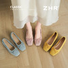 ZHR则则马卡龙浅口单鞋芭蕾风粗跟一脚蹬2025新款法式玛丽珍女鞋 商品缩略图2
