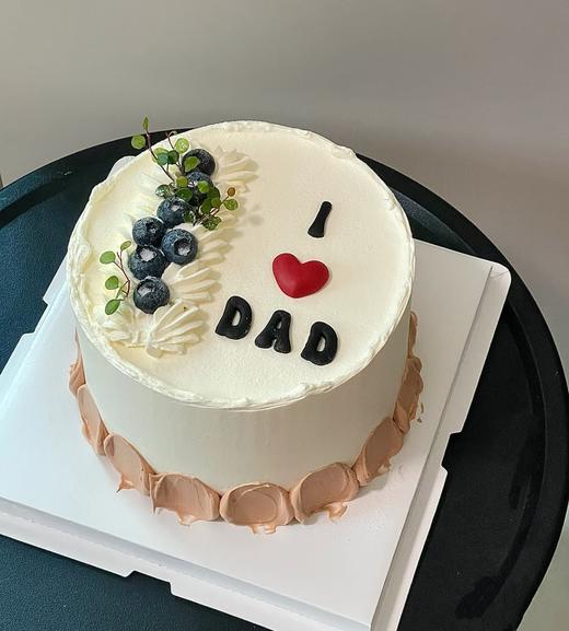 父亲节蛋糕 I LOVE DAD 无蔗糖低碳生酮 商品图0