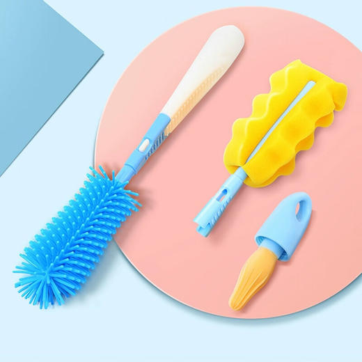 贝亲 婴儿多功能奶瓶奶嘴刷【宝库优选】 商品图1