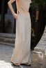 直筒裤王夏日天丝亚麻呼吸空气裤 商品缩略图9