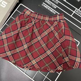 【选2件15元-NO退】110红格短裙-微脏-喜出