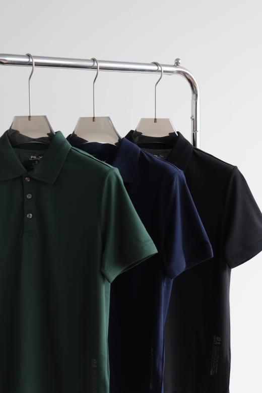 R.L.X 情侣款 珠地网棉 三色翻领polo衫 TX529 商品图2
