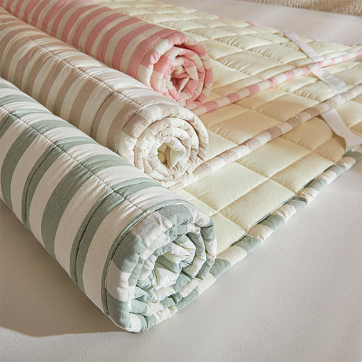 自然醒全棉色织水洗棉棉花床护垫家用卧室软垫纯棉床褥垫子垫褥宿舍学生单人垫被褥子LN 商品图9