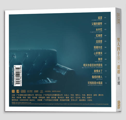 王闻 男人四十5《超越》专辑纯银&HQ&HQⅡCD&1:1直刻&1:1黄金直刻 无比传真 商品图6