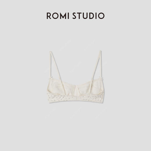 ROMI STUDIO可爱居家系列  碎花全棉蕾丝花边针织内衣RWCSST2378【发货时间：25-30天】 商品图1