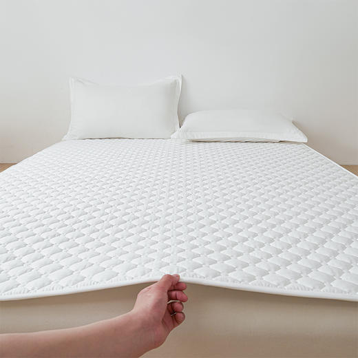 自然醒酒店双面全棉抗菌床褥软垫纯棉薄款床褥子可水洗席梦思防滑保护垫隔脏垫被LN 商品图12