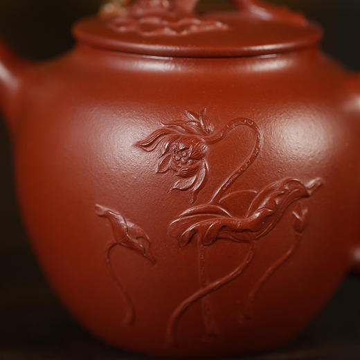 龙德堂陶艺 汤宣武制《顶呱呱》240cc 原矿大红袍  库存请咨询客服 商品图4