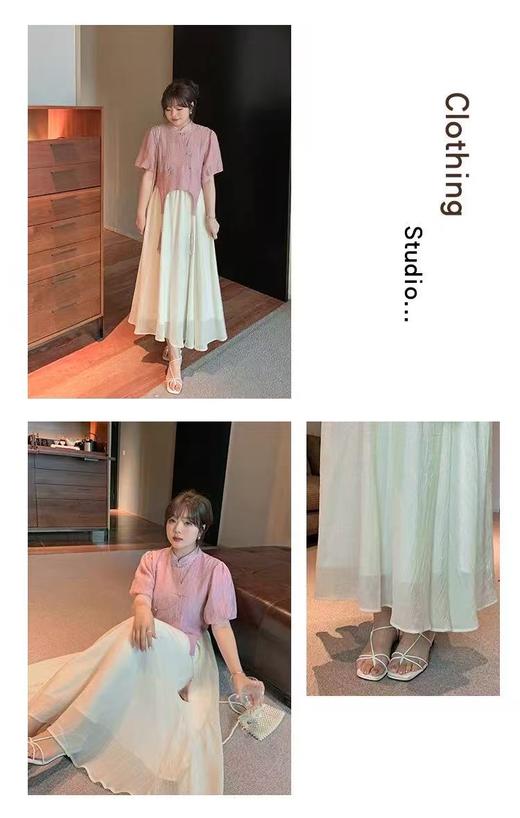 【诗铭洛可】W995仙女半裙63%天丝肌理纹半身裙B12-4 商品图6