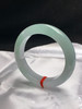 620165，51.2圈口，冰飘绿正圈平安镯，晴绿底色甜飘绿花，种水好，冰润细腻 商品缩略图2