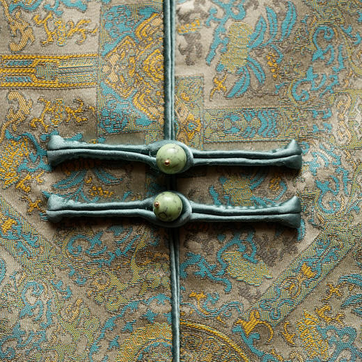 宋锦蓝色八达晕外套 商品图3