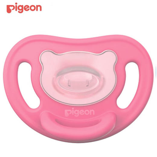 贝亲 萌柔硅橡胶安抚奶嘴-L号(玫红) 商品图1