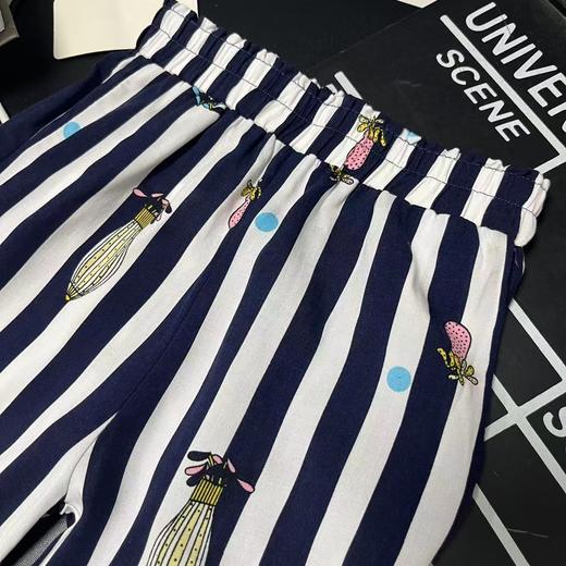 【选2件15元-NO退】90女童条纹防蚊裤休闲裤-微脏-喜出 商品图1