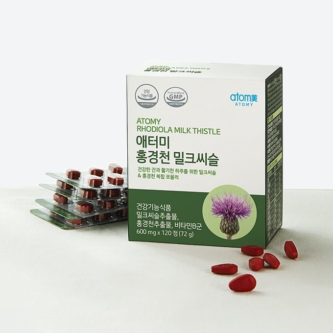 atomy艾多美红景天奶蓟草片63950