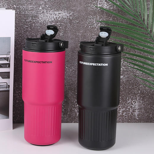 【750ML超大容量🔥手提冰霸杯】高颜值保温神器，随时随地畅饮不停❄🚗男女通用，车载必备！手提冰霸杯 不锈钢保温杯  商品图2