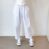 新款棉感休闲度假风白色萝卜裤 商品缩略图2