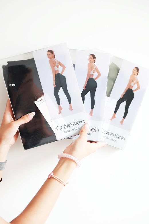 显瘦显腿长吖，主打一个臀腿比。后腿小标裸感运动瑜伽裤C060866 商品图10