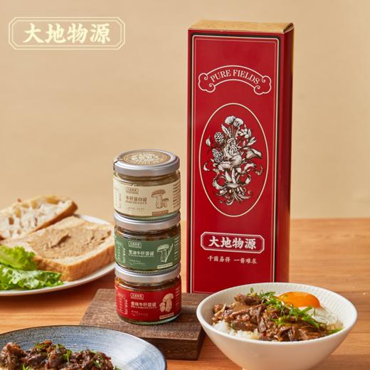 【大地物源】云南野生菌酱 菌酱三宝300g 商品图0