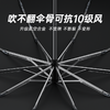 【超模君严选 全自动一秒开合 一甩即干】左都环扣全自动反向雨伞Z211 磨砂手柄 加宽魔术带 双线缝合工艺 便携开挂 商品缩略图3