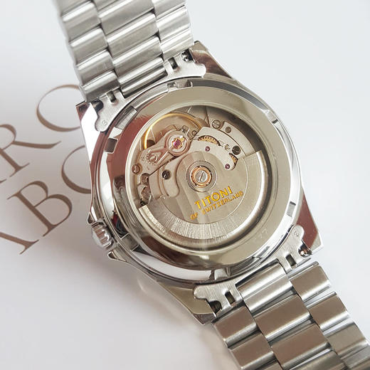 【95新】TITONI 梅花空中霸王系列537自动机械机芯日期、星期显示35MM（男款）280525MC25特价！ 商品图5