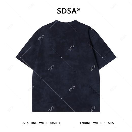 T3834夏季高级感新款男士扎染豹子字母印花短袖T恤高街嘻哈圆领上衣 商品图5