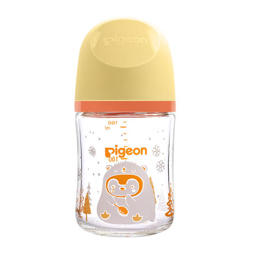 贝亲 自然实感III宽口径彩绘玻璃奶瓶160mL（企鹅冒险，SS号）-友昌专供【宝库优选】 商品图7