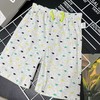 【选2件15元-NO退】130灰色小鱼印花短裤休闲裤-微脏-喜出 商品缩略图0